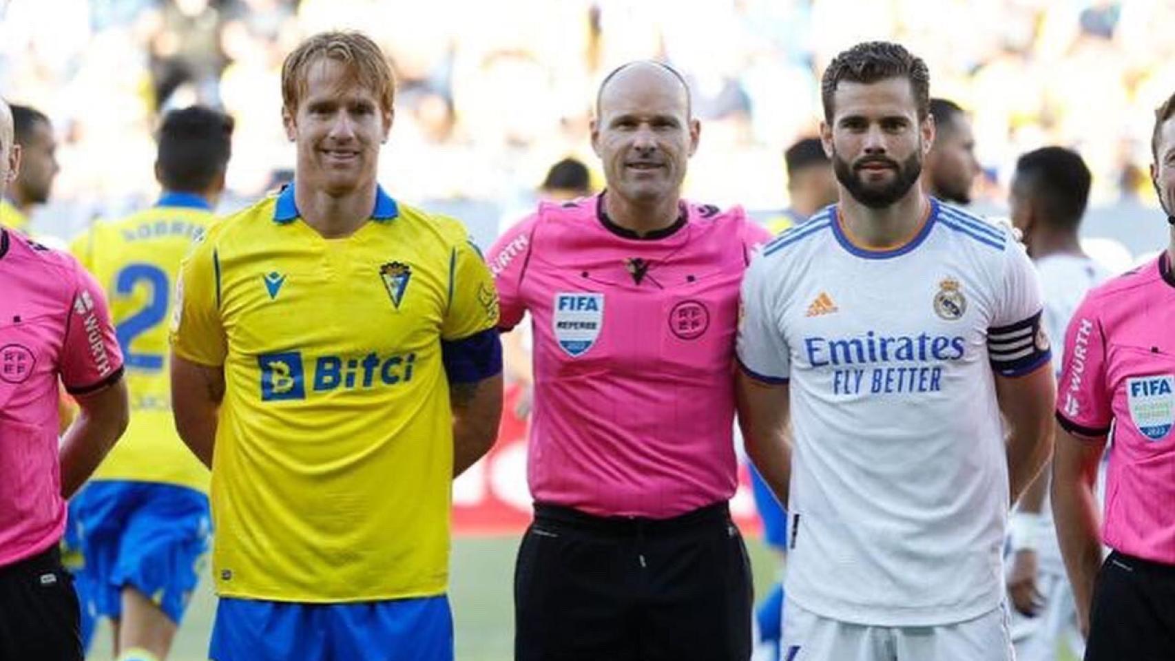 Nacho Fernández y Álex Fernández, capitanes en el Cádiz - Real Madrid