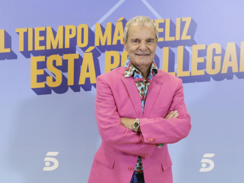 Jesús Mariñas durante la presentación de la octava temporada de '¡Qué tiempo tan feliz!', en septiembre de 2015.