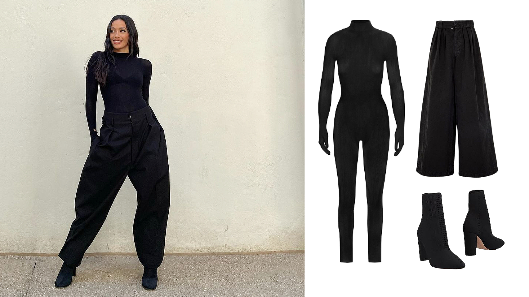 Chanel Terrero, en su última aparición pública con un 'total look' negro.