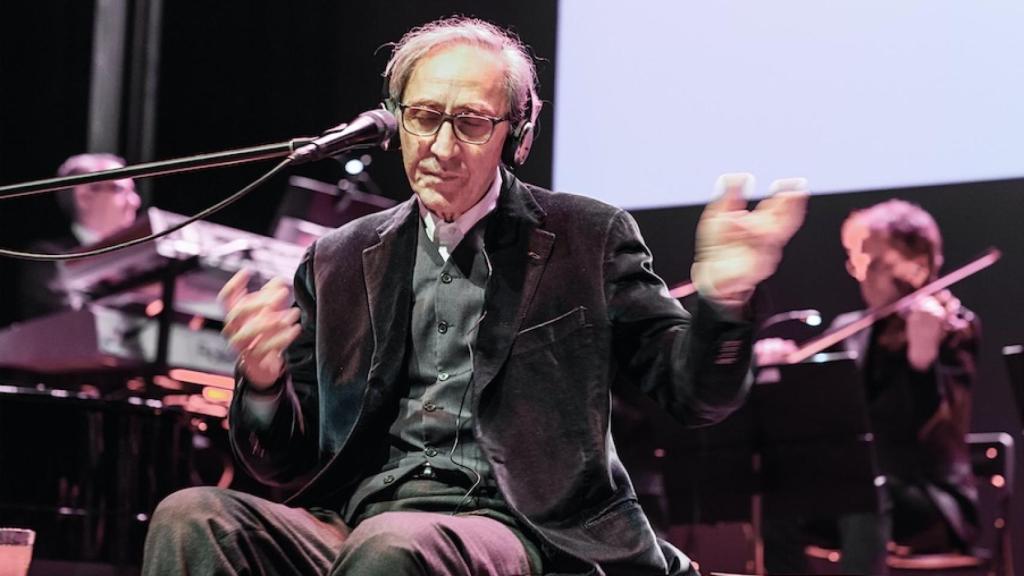 Franco Battiato, durante un concierto en el Circo Price en 2013. Foto: Adolfo Añino