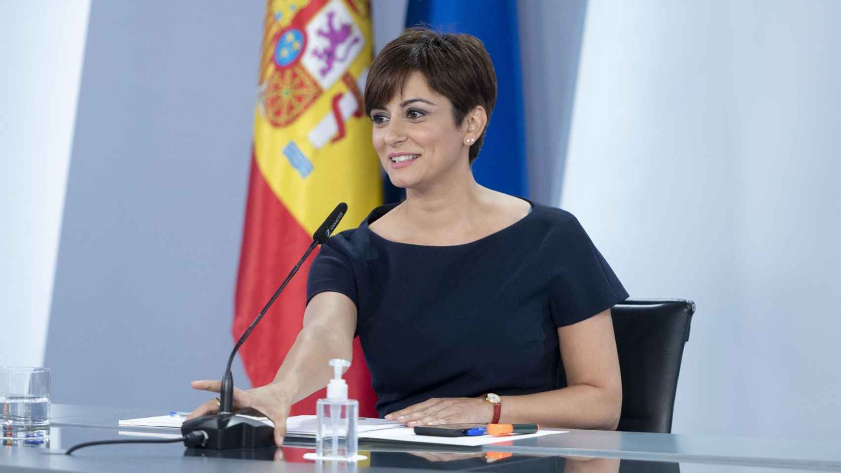Isabel Rodríguez, ministra y portavoz del Gobierno de España. Foto: Alberto Ortega / EP.