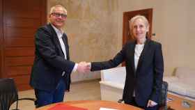 Firma del convenio entre la UPSA y el CSIF