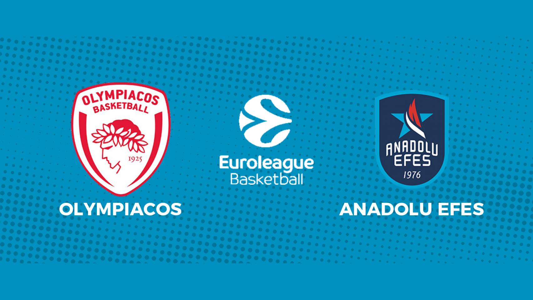 Olympiacos - Anadolu Efes: siga la semifinal de la Euroliga, en directo