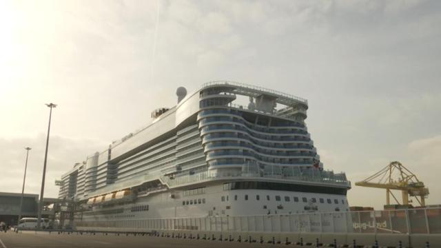 Un crucero en Barcelona propulsado por gas natural licuado.