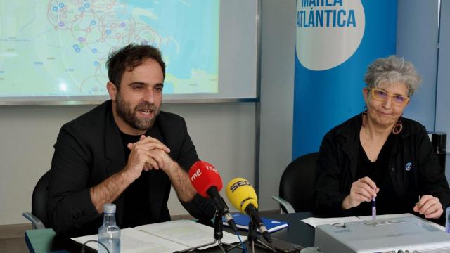 Iago Martínez y Marta Cortacans.