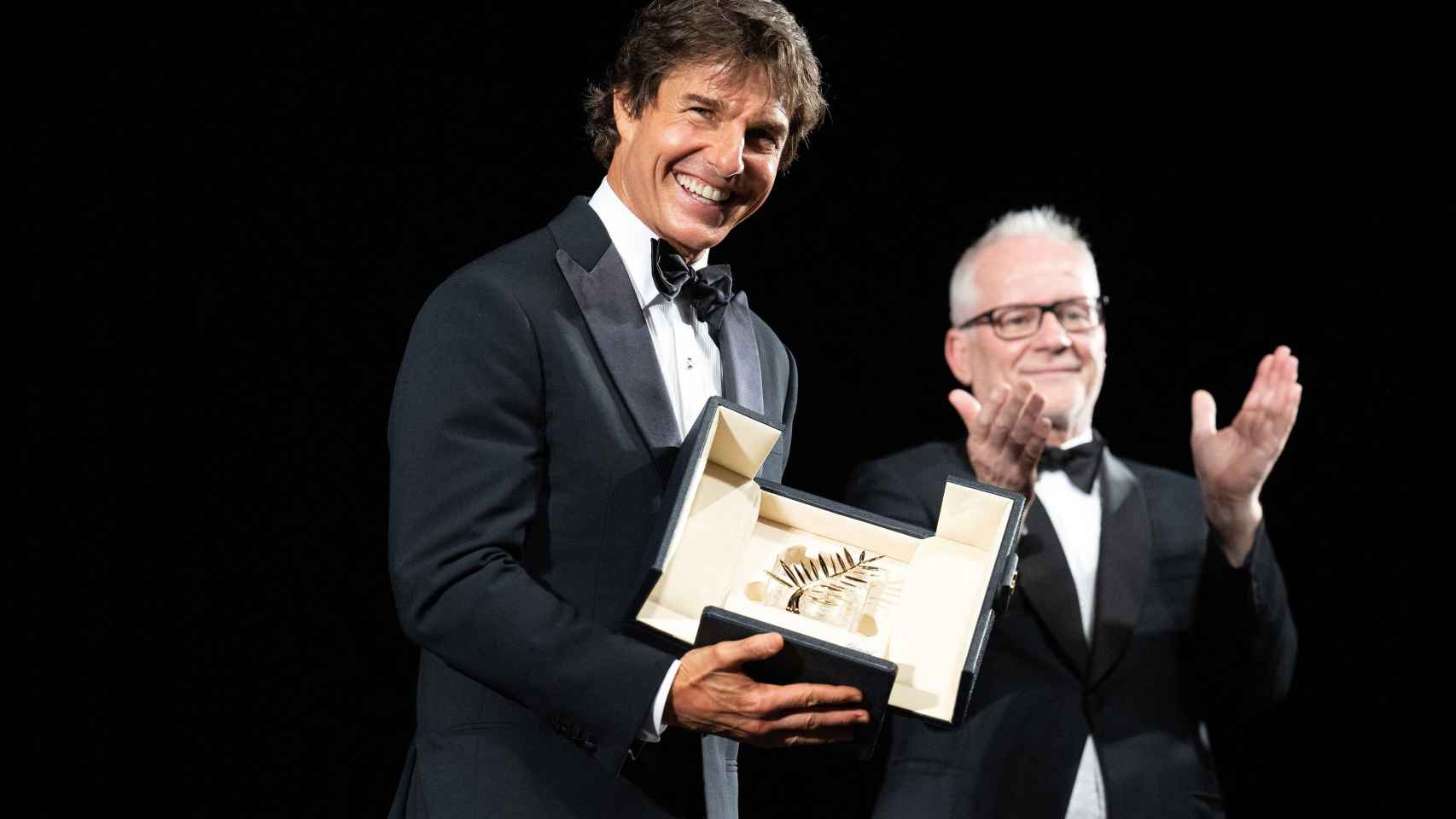 Tom Cruise recibió la Palma de Oro honorífica en el Festival de Cannes por sorpresa