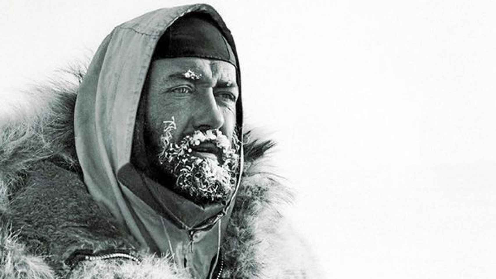 Wally Herbert, el hombre que llegó al Polo Norte a pie por primera vez.