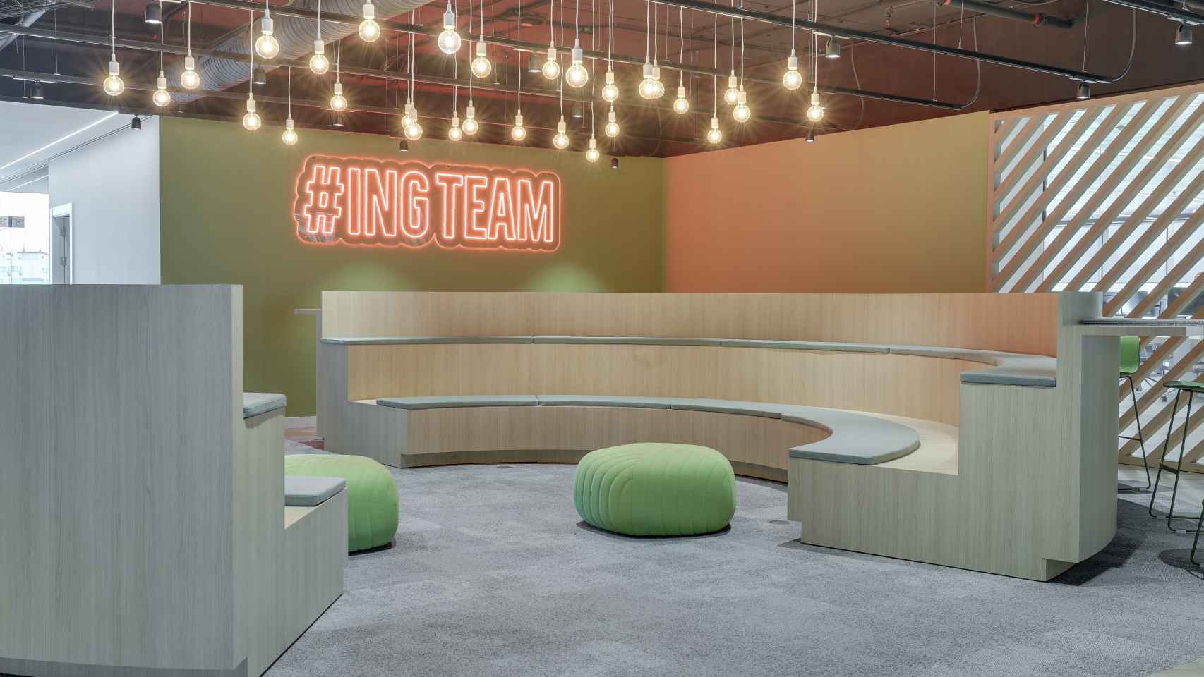 Interior de la nueva sede de ING.