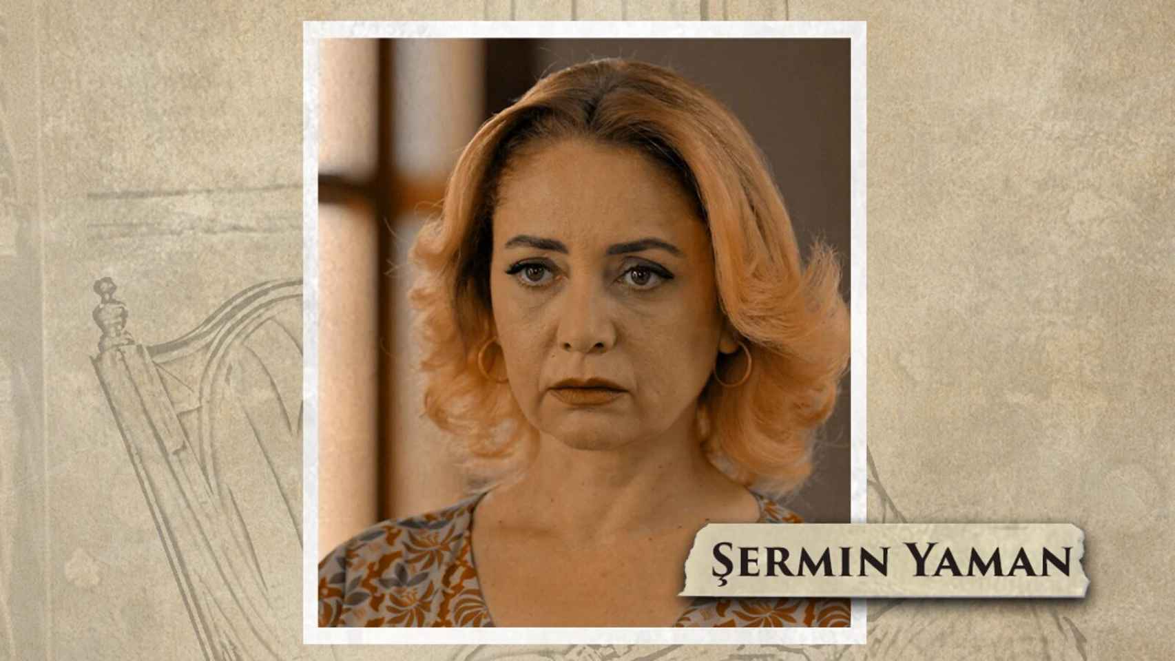 La actriz turca Sibel Taşçıoğlu da vida a Şermin, el personaje que dobla Mercedes Hoyos.