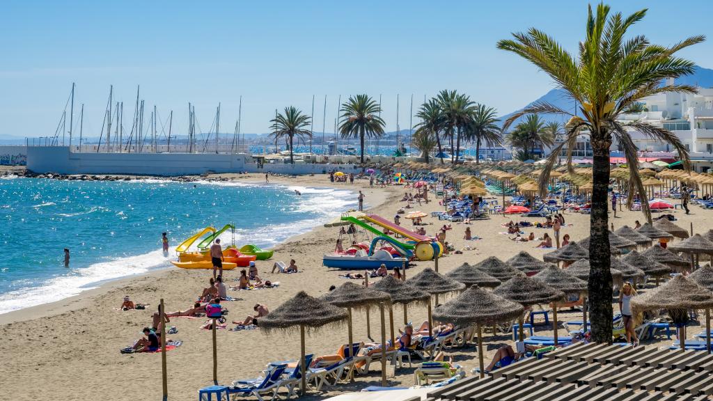 Las playas de Málaga.