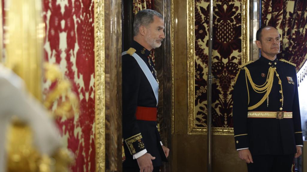 Felipe VI, en el Palacio Real.