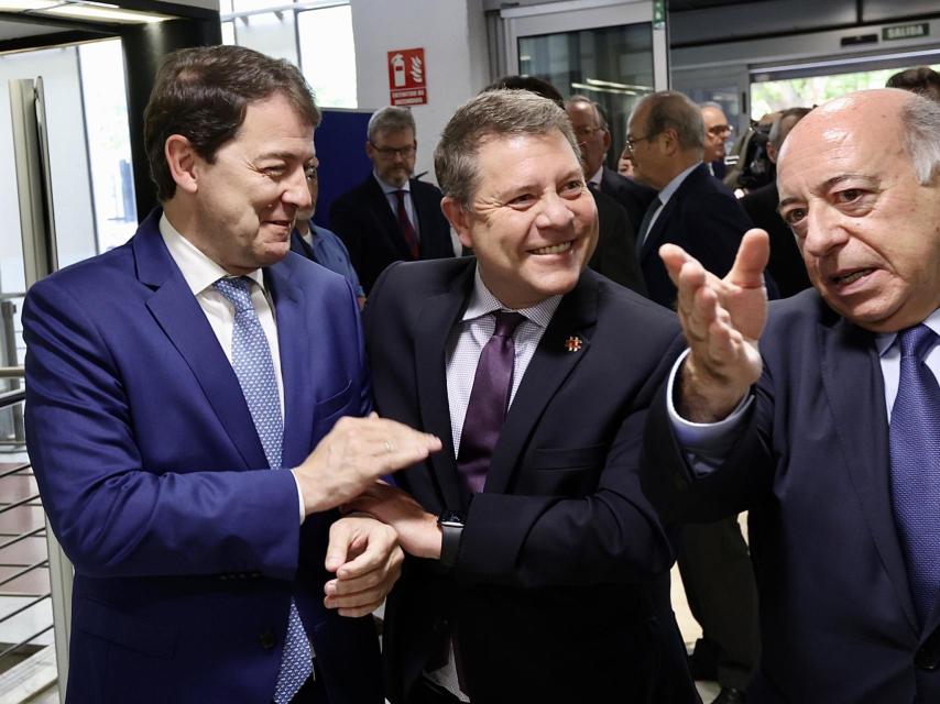 El presidente de la Junta, Alfonso Fernández Mañueco, durante su participación en las jornadas 'Los Fondos Next Generation y las Comunidades Autónomas', este viernes.