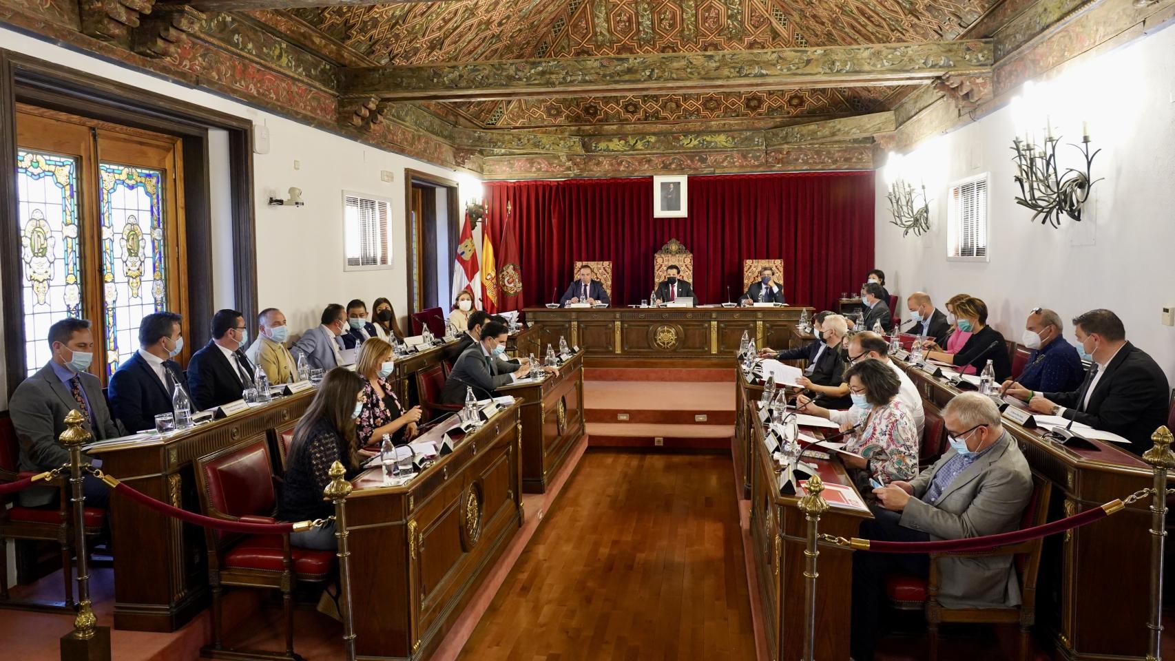 Imagen del pleno de la Diputación de Valladolid