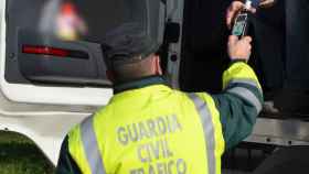 Control de alcoholemia de la  Guardia Civil de Zamora