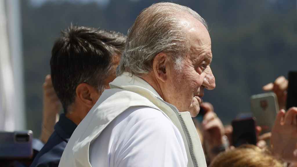 El rey Juan Carlos en Sanxenxo.