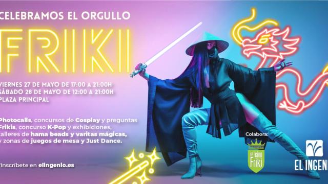 Cartel anunciador del Orgullo Friki en El Ingenio.