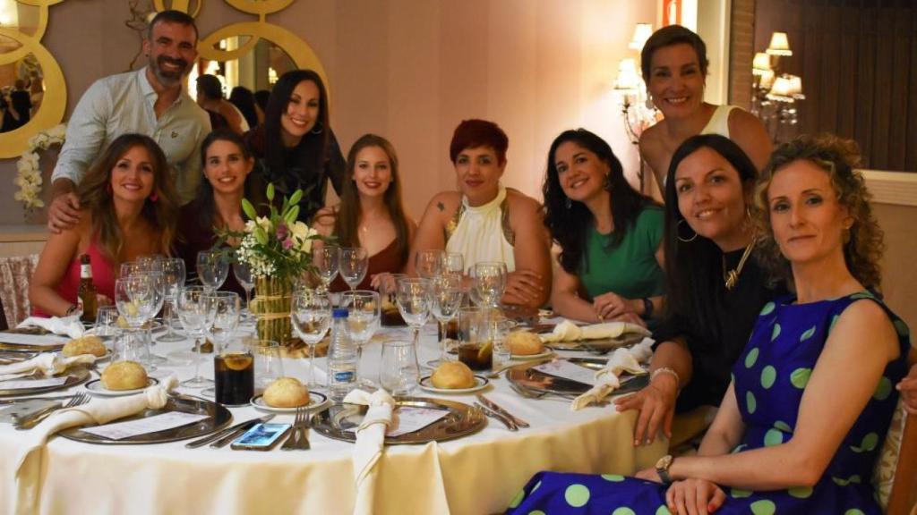 Asistentes a la cena del Colegio de Enfermería de Toledo.