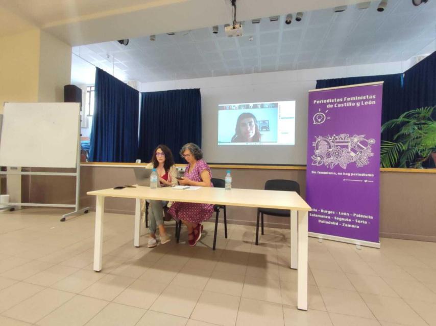 La asamblea de Periodistas Feministas de CyL.