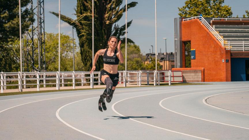 Sara Andrés preparándose para las Olimpiadas de París 2024.