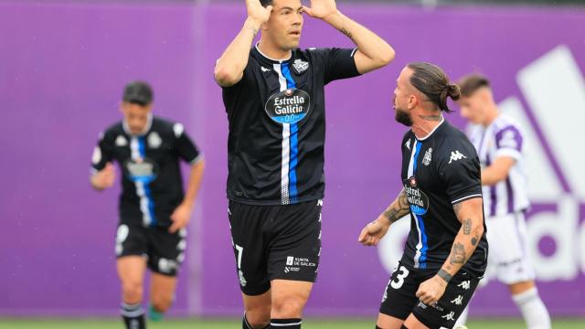 Miku metió dos de los cuatro goles del Deportivo en Valladolid