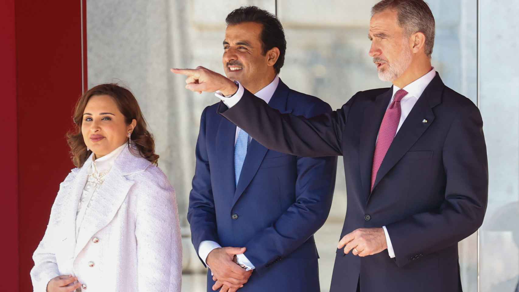 Tamim bin Hamad Al Thani junto al rey Felipe VI el pasado 17 de mayo.