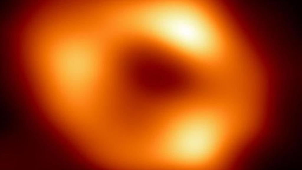 Imagen de Sagitario A*, el agujero negro situado en el centro de la Vía Láctea. Imagen: EHT
