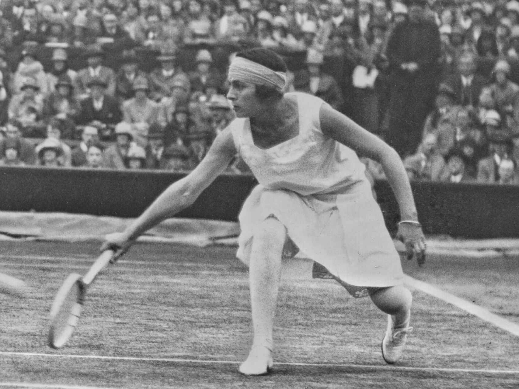 Foto de la tenista, en uno de sus partidos, cortesía de Jaime López-Chicheri Dabán.