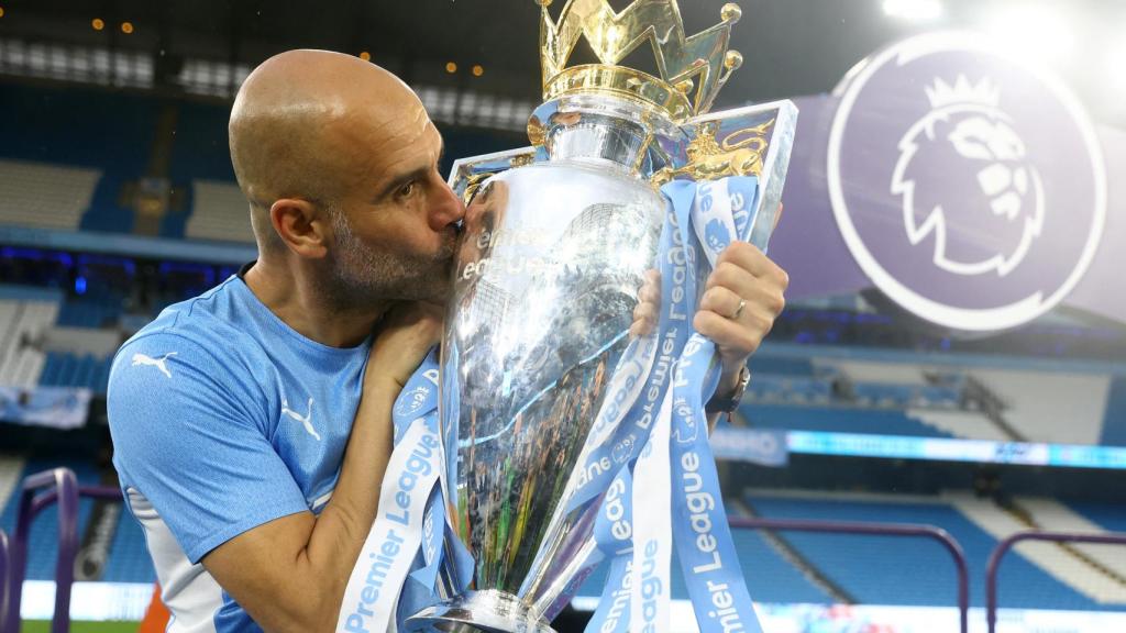 Pep Guardiola celebra su cuarta Premier League con el Manchester City