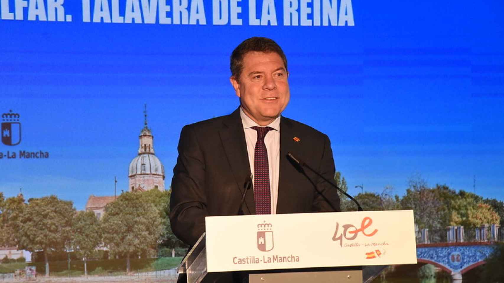 García-Page durante su intervención en Talavera.