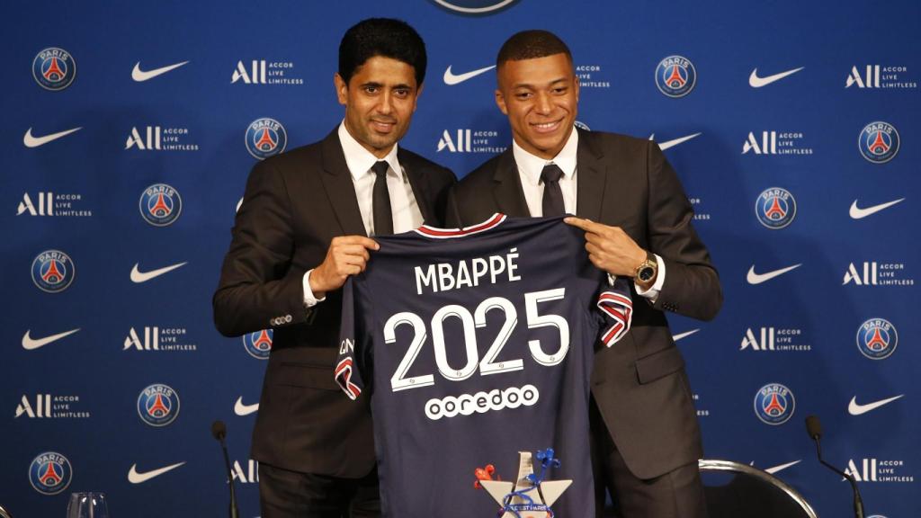 Al-Khelaifi y Kylian Mbappé