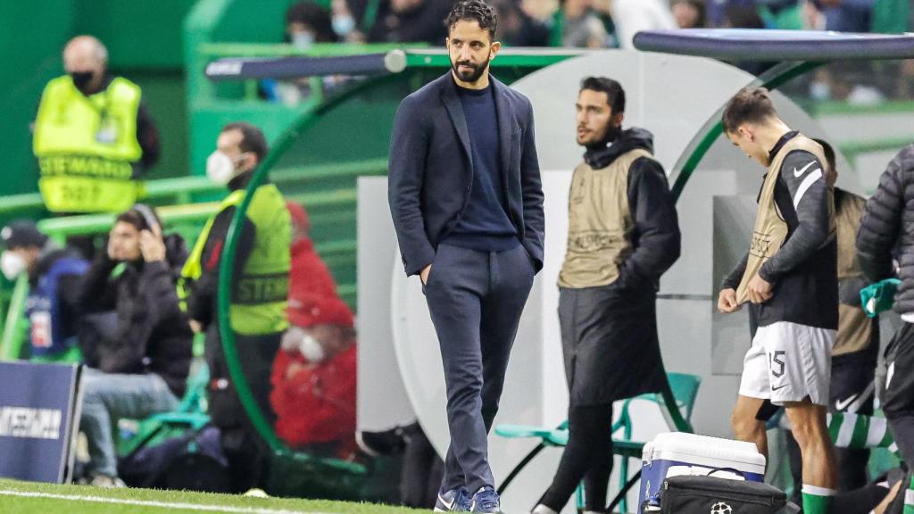 Ruben Amorim, en el banquillo del Sporting de Portugal.