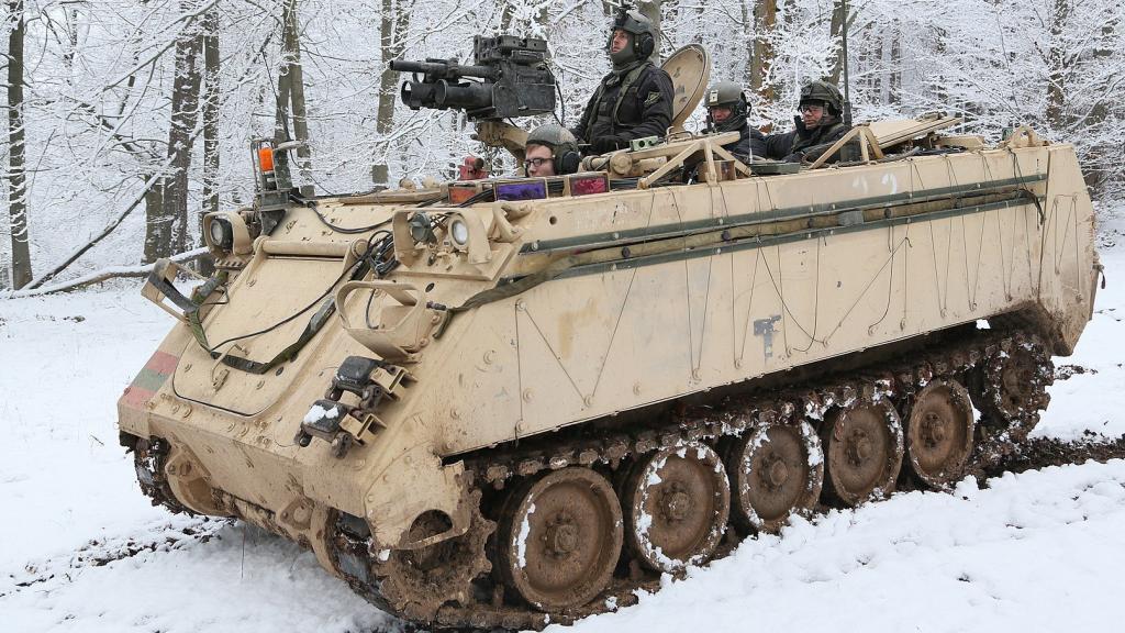 M113 tripulado del ejército de Estados Unidos