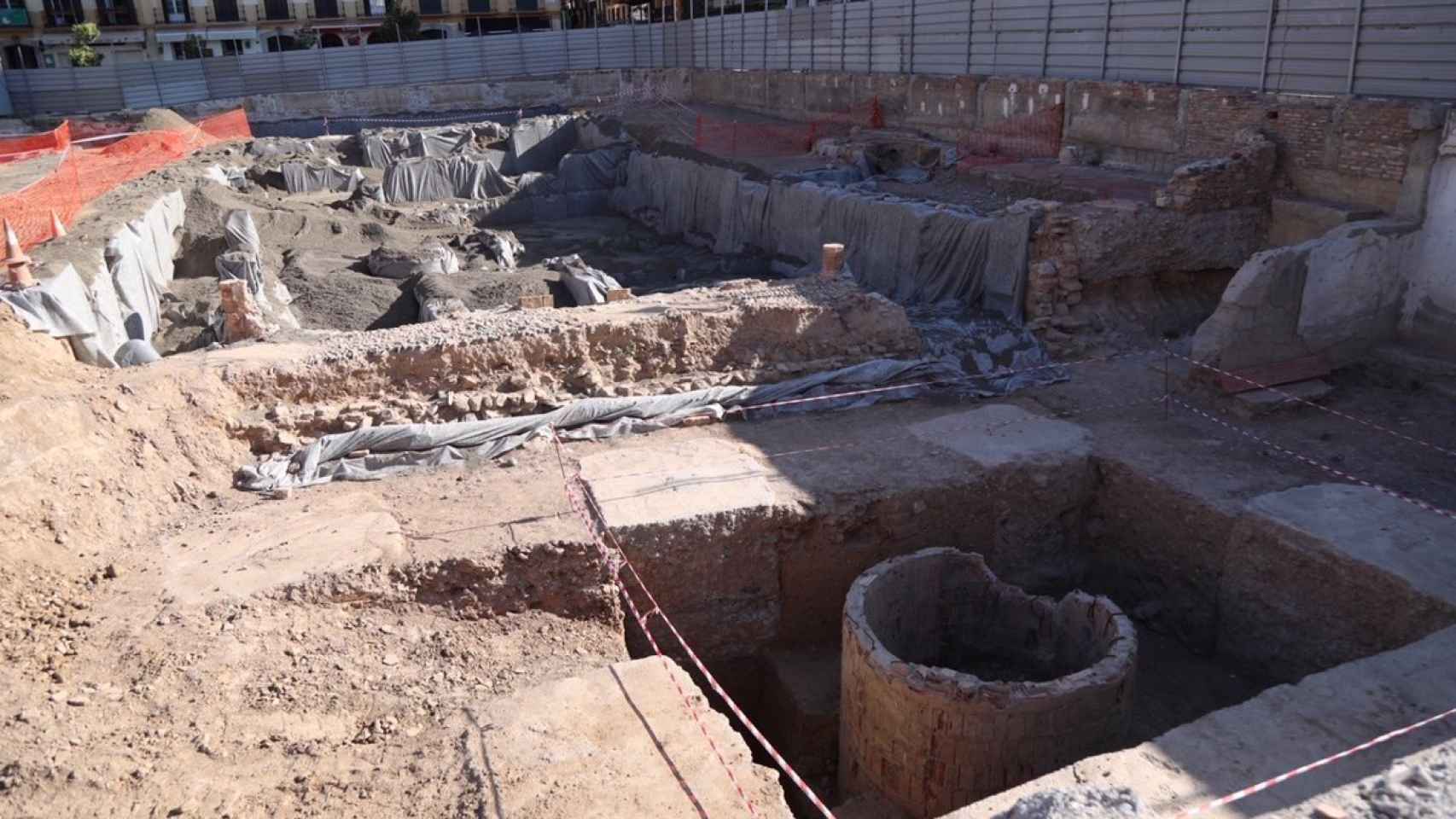 Imagen de archivo de las excavaciones arqueológicas realizadas en el solar del Astoria.