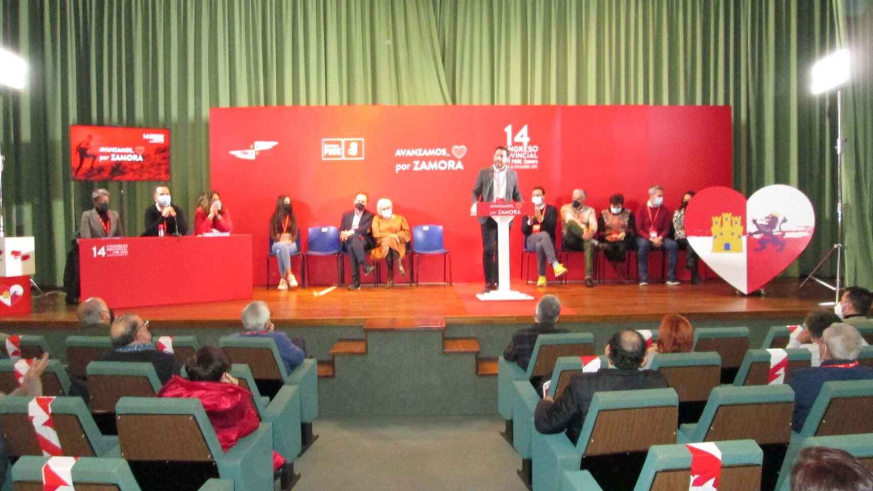 Antidio Fagúndez interviene en el 14º Congreso Provincial celebrado el pasado mes de diciembre.
