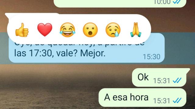 No has roto WhatsApp: qué son los emoticonos que aparecen cuando pulsas un mensaje o foto