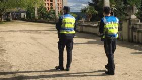 Una patrulla de la Policía Local de Lugo en una foto de archivo.