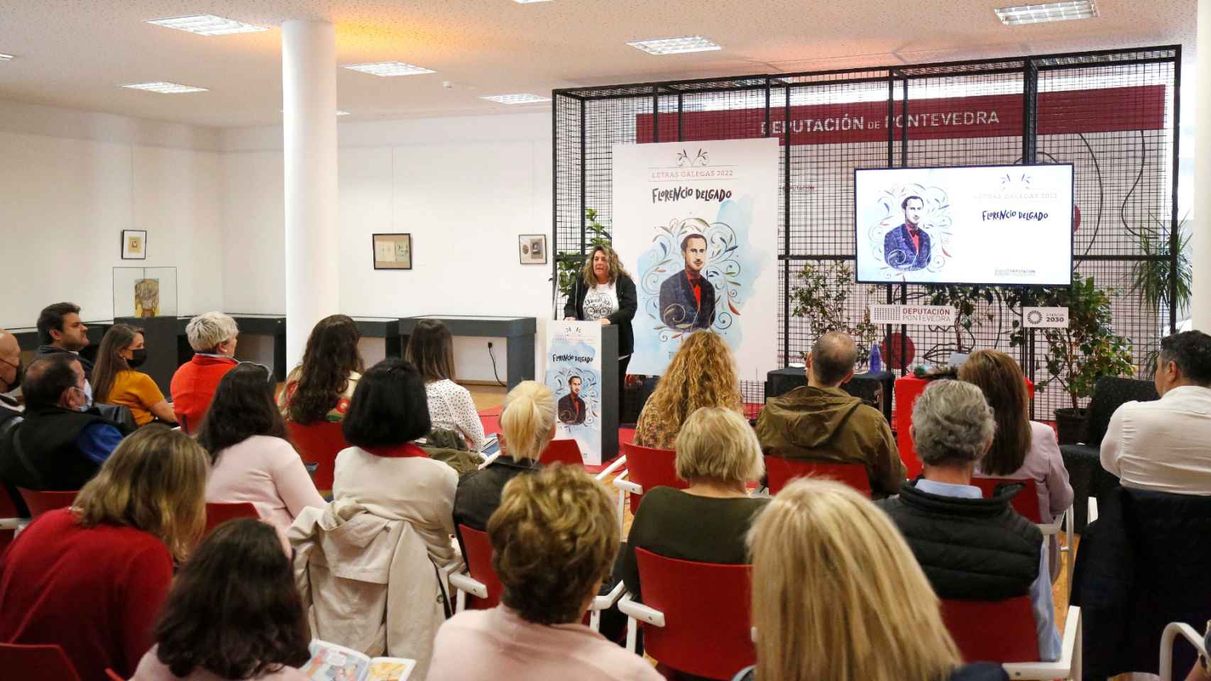 Homenaje a Florencio Delgado Gurriarán en Vigo.