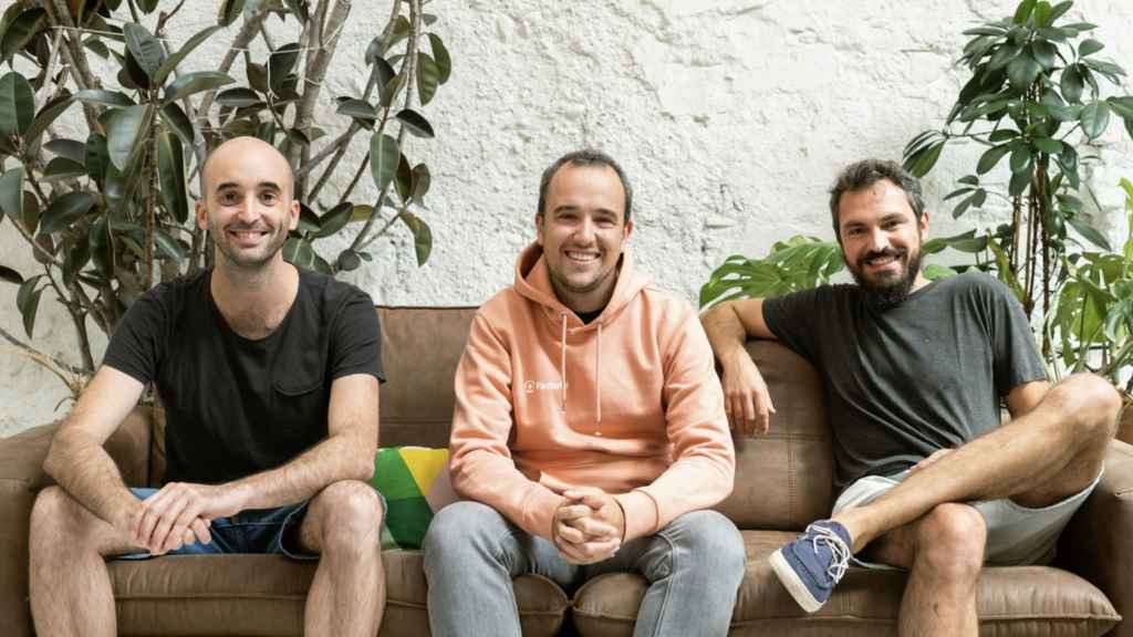 Cofundadores de Factorial: Pau Ramon (CTO), Bernat Farrero (CRO) y Jordi Romero (CEO).