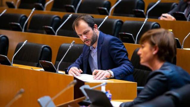 Daniel Viondi, en una imagen de archivo en la Comisión de Sanidad.