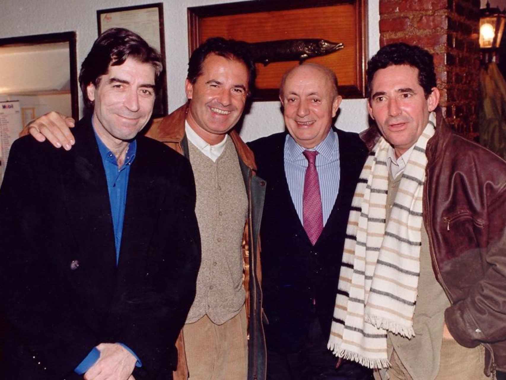 De izq. a dcha.: Joaquín Sabina, Víctor Manuel, Lucio y Miguel Ríos.