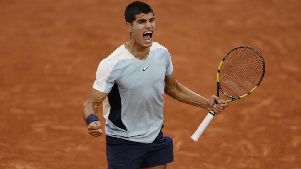 Carlos Alcaraz, en Roland Garros