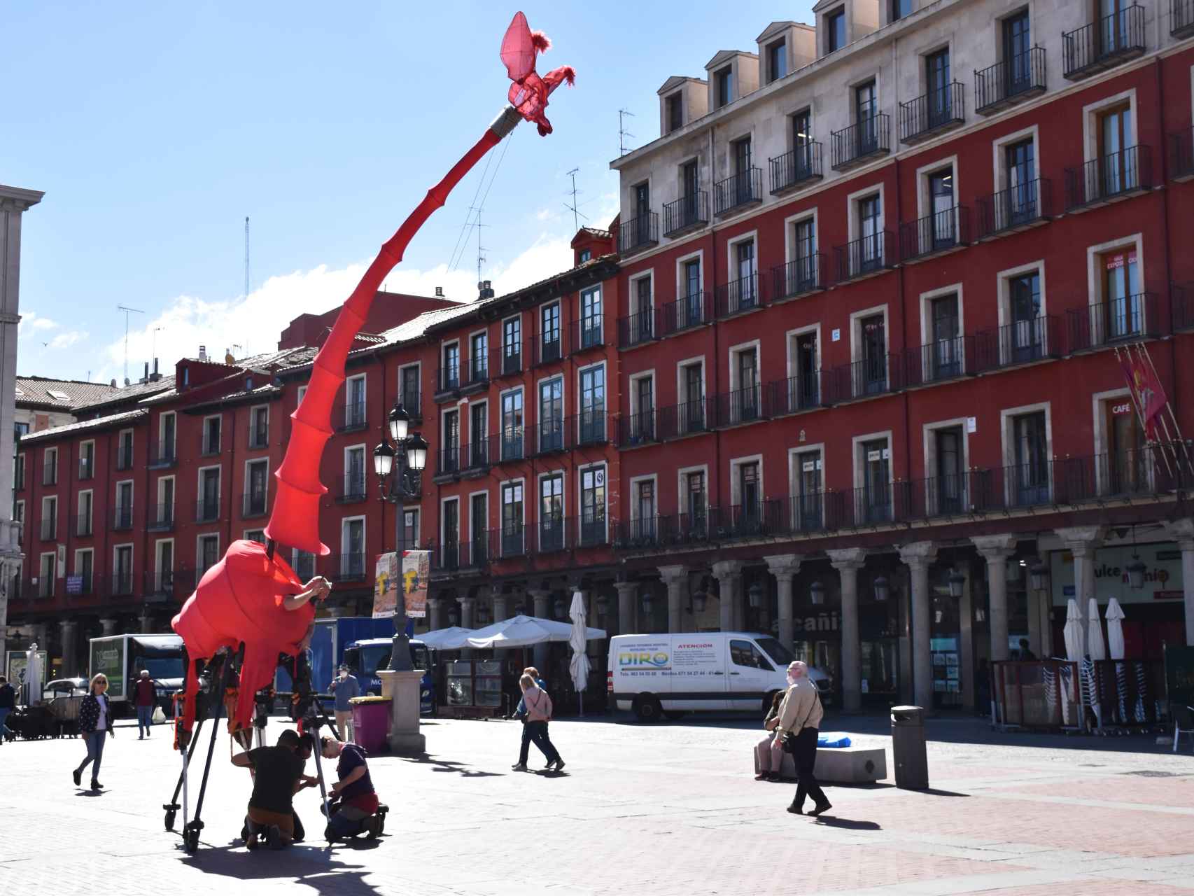 Unos curiosos animales toman las calles de Valladolid