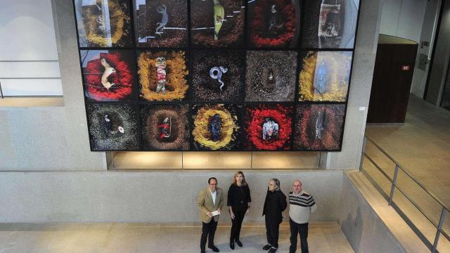 A CoruñaO secretario xeral de Cultura, Anxo Lorenzo, presenta en rolda de prensa a obra ‘O paraíso fragmentado’, unha peza monumental que o fotógrafo Manuel Vilariño ofreceu en depósito o Museo de Belas Artes de A Coruña.25/11/2016Foto: Moncho Fuentes / AGN A Coruña