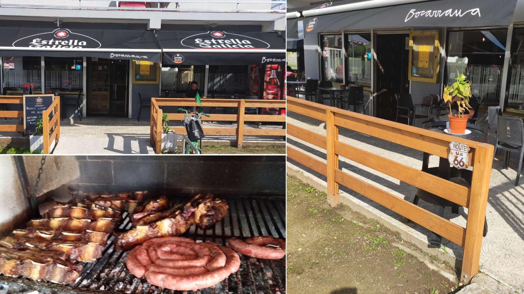 Restaurante Bocarrana en la playa de O Pedrido de Bergondo (A Coruña)