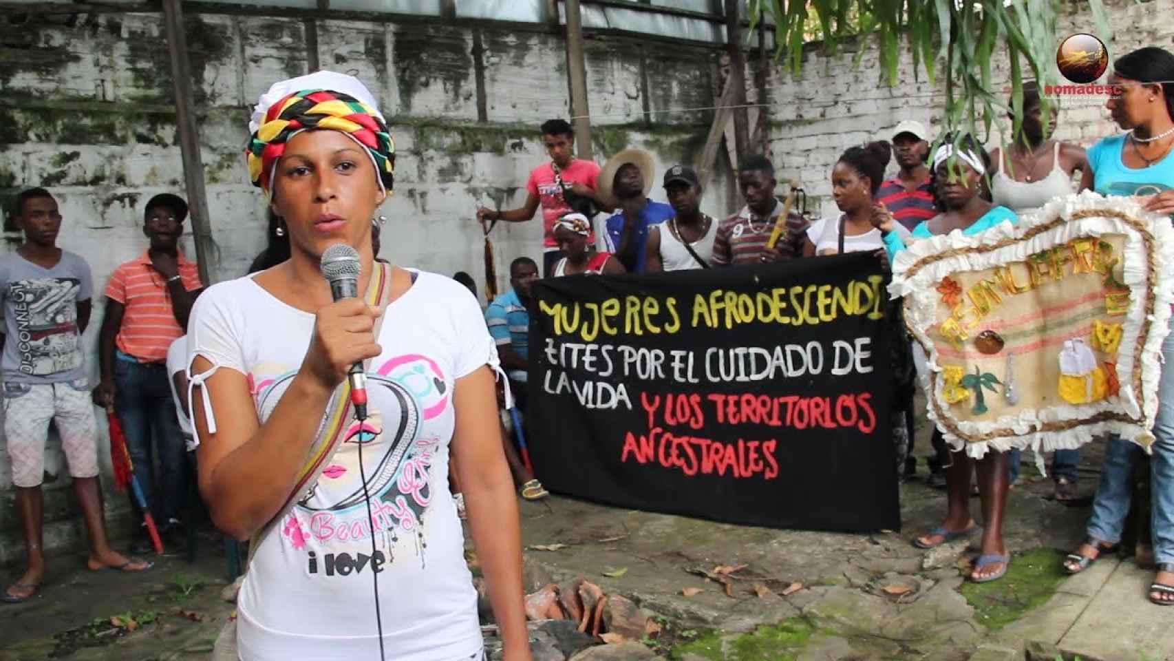 Imagen de la Marcha de los Turbantes en Colombia en 2014.