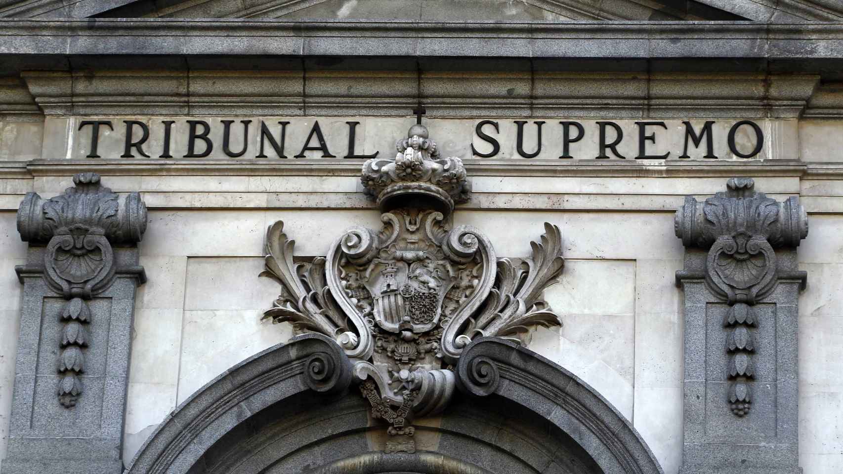 Imagen de archivo con la fachada del Tribunal Supremo.
