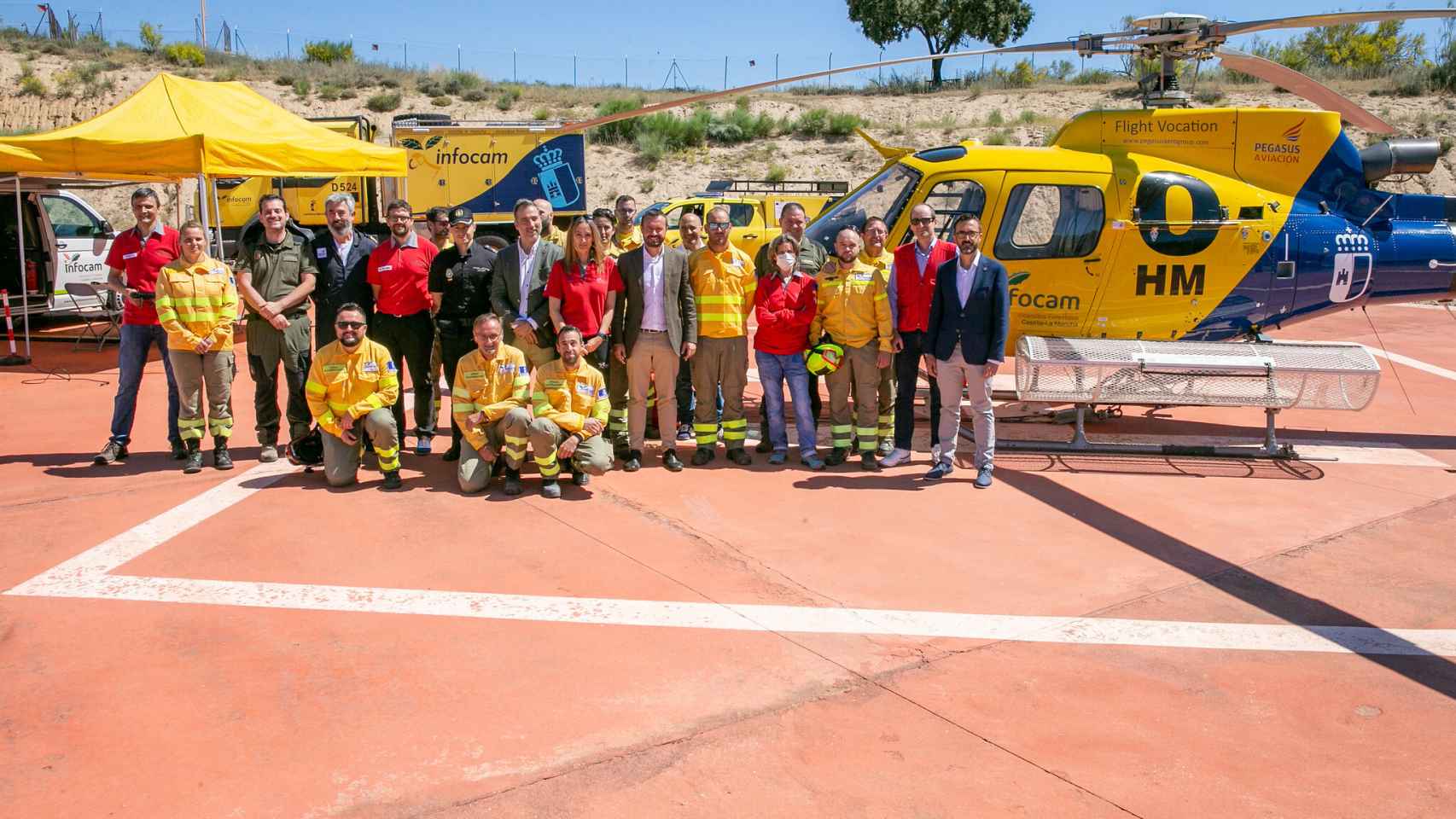 Presentación de la campaña regional contra incendios de Castilla-La Mancha