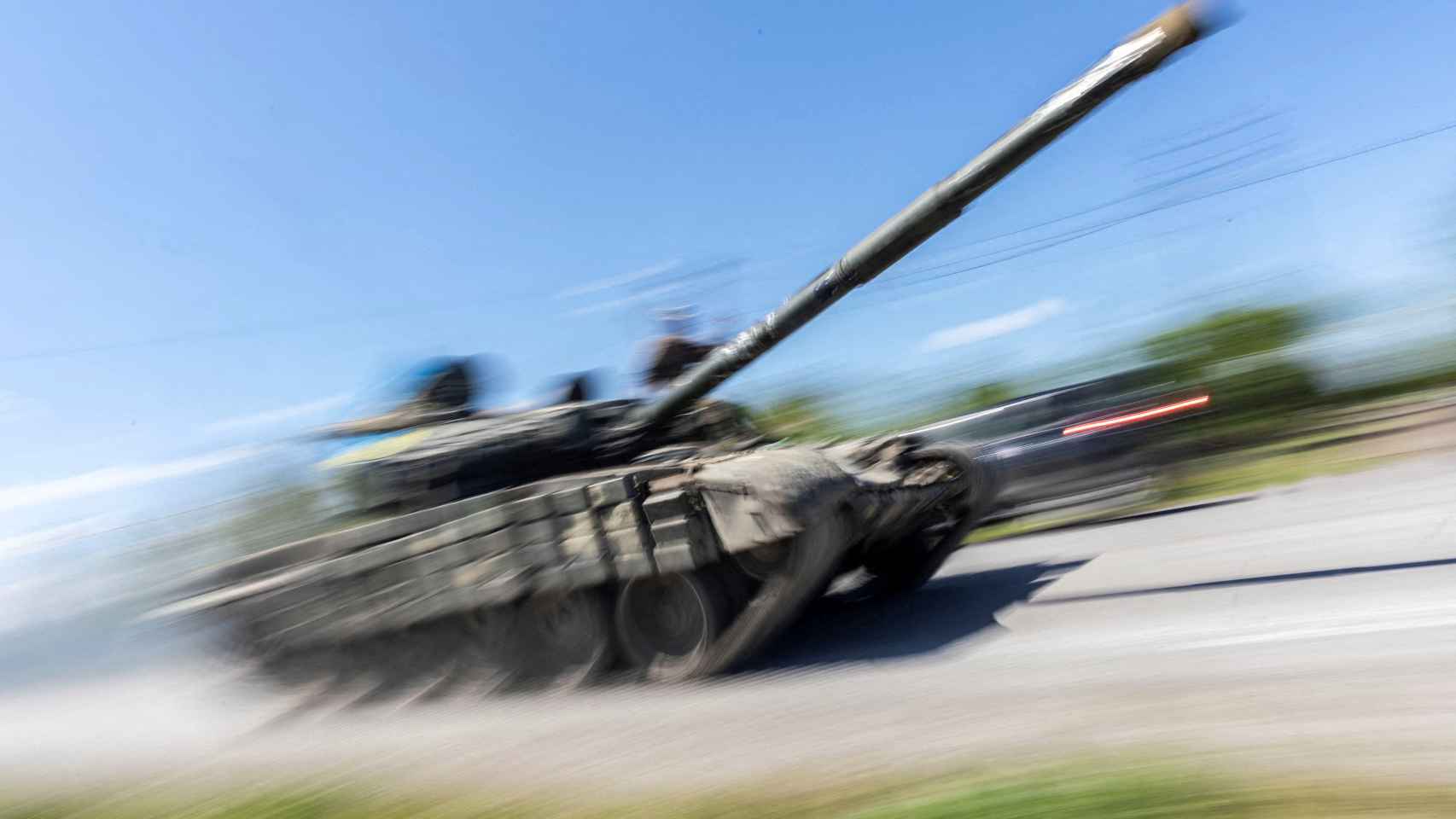 Un tanque ucraniano en la región de Donetsk, este miércoles.
