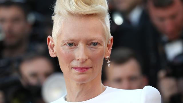 La actriz Tilda Swinton.