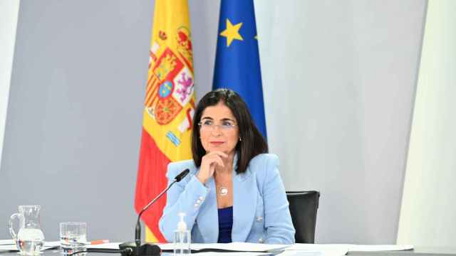 Carolina Darias, ministra de Sanidad, en la rueda de prensa posterior al Consejo Interterritorial del SNS del pasado miércoles.